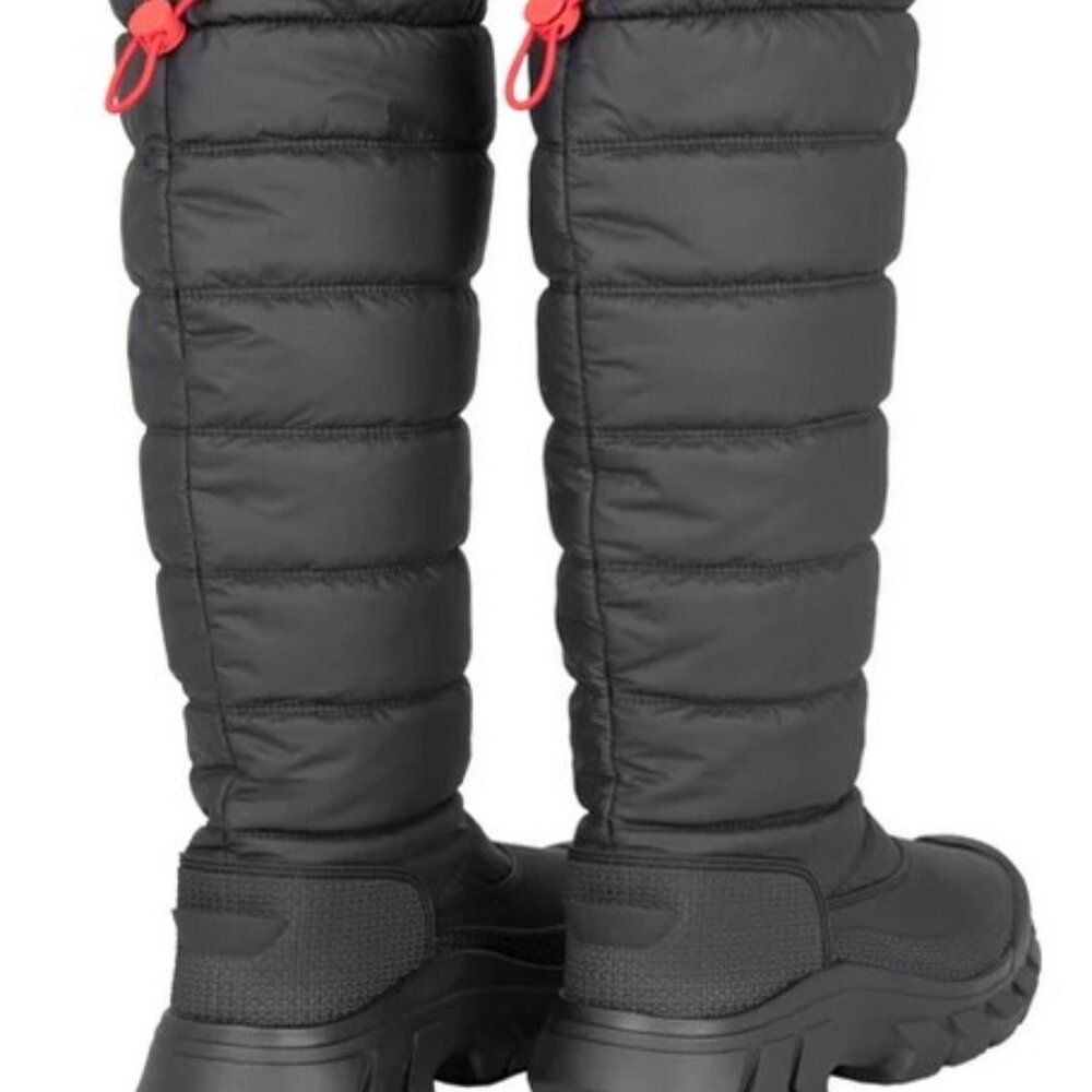 Hunter Womens Boots Intrepid Tall Snow Casual Slip-On Calf Length Boot NIB - Picture 2 of 6